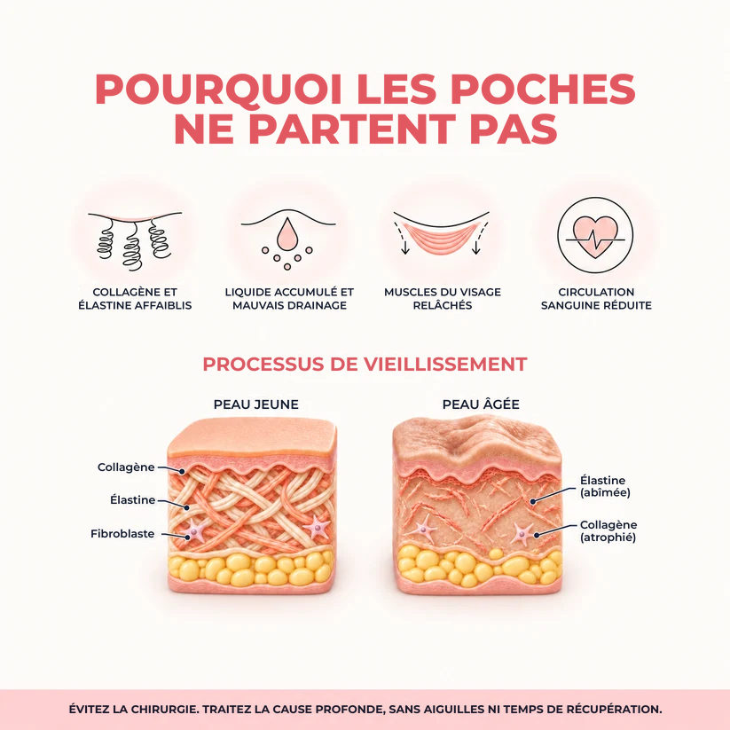 Pourquoi les poches ne partent pas